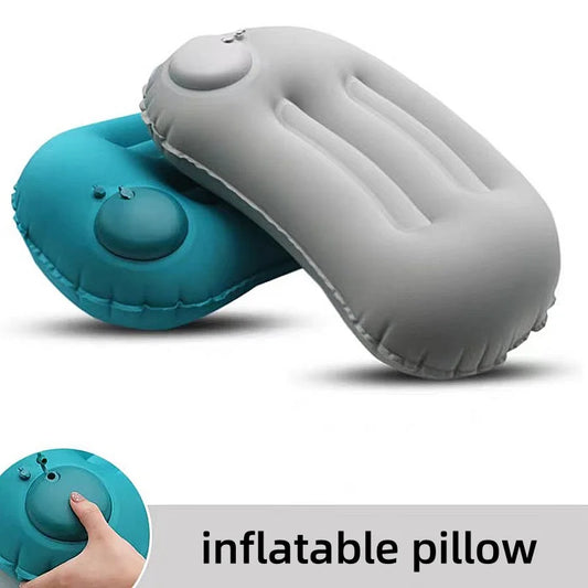 Camp Comforts Quick Press Inflatable Camping Pillow – Lightweight Travel Pillow